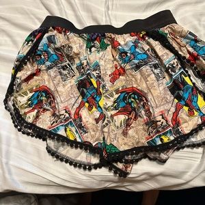 Women’s small Marvel shorts